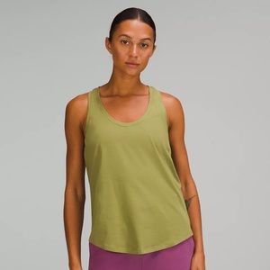 Lululemon Size 6 Love Tank Top Bronze Green